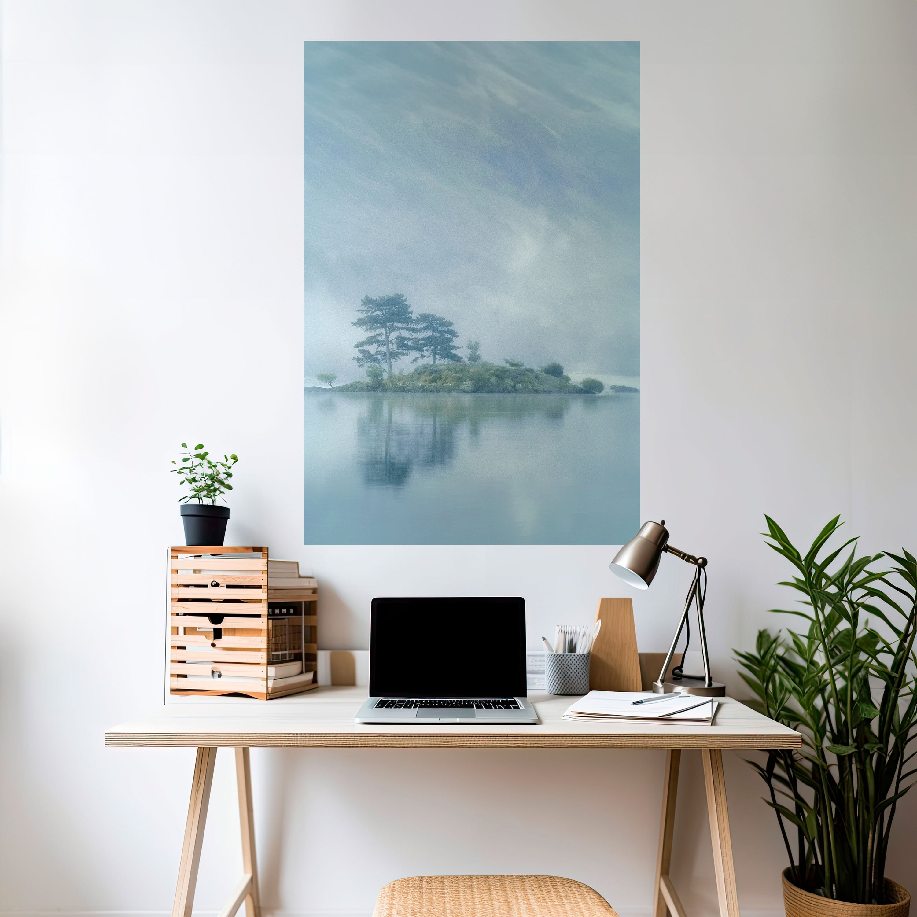 SILVER LAKE Poster Vertical Autocolante