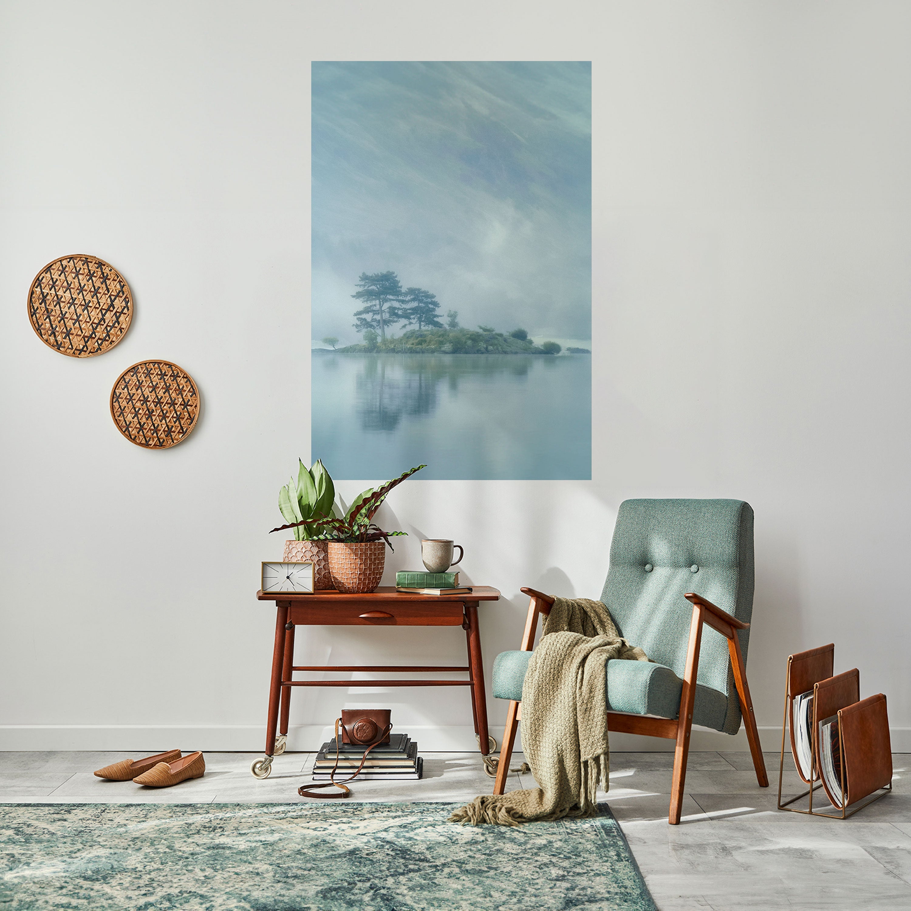 SILVER LAKE Poster Vertical Autocolante