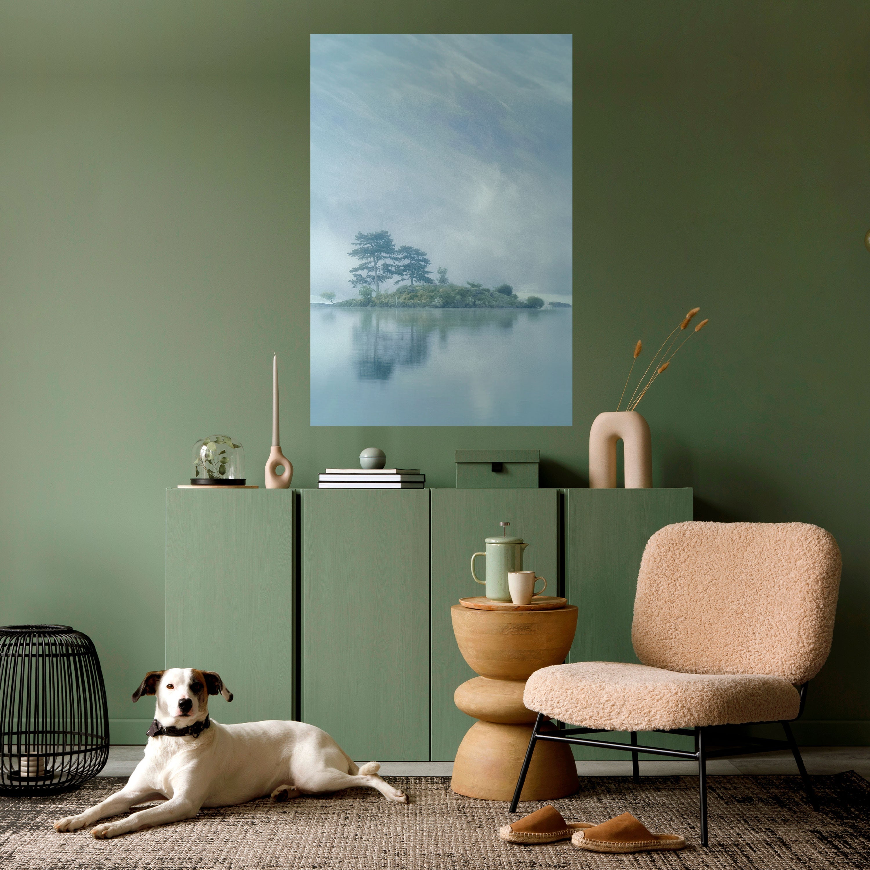 SILVER LAKE Poster Vertical Autocolante