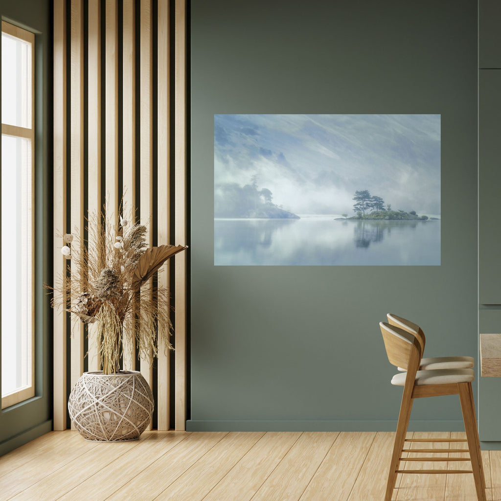 SILVER LAKE Peel and Stick Horizontal Poster