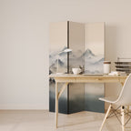 HIDDEN TEMPLE MIST Biombo Decorativo de 3 Painéis