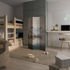 HIDDEN TEMPLE MIST Biombo Decorativo de 3 Painéis