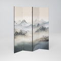 HIDDEN TEMPLE MIST Decorative 4-Panel Room Divider