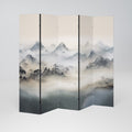 HIDDEN TEMPLE MIST Decorative 5-Panel Room Divider