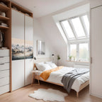 HIDDEN TEMPLE MIST Peel and Stick Horizontal Poster