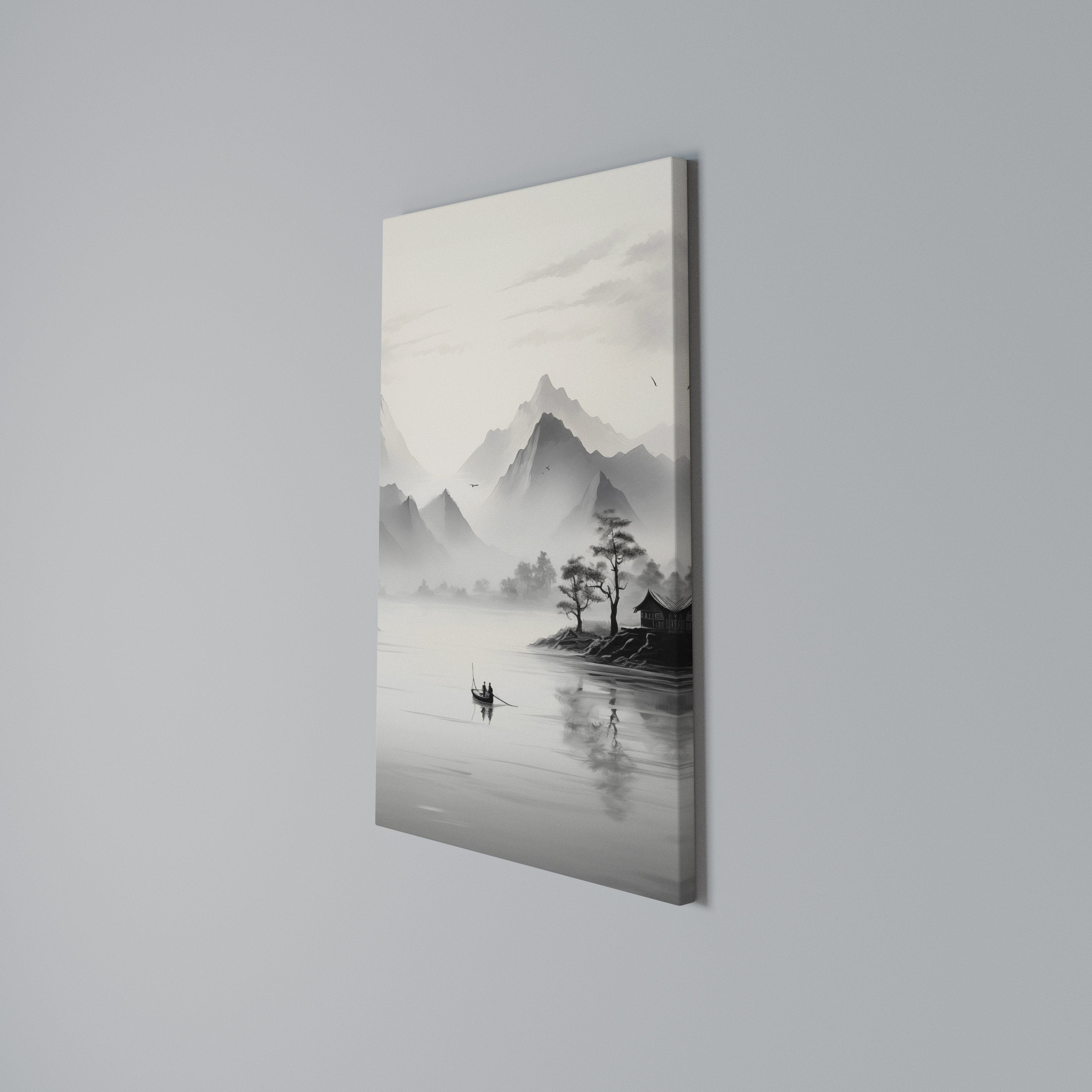 ASIAN VENTURE Quadro em tela vertical