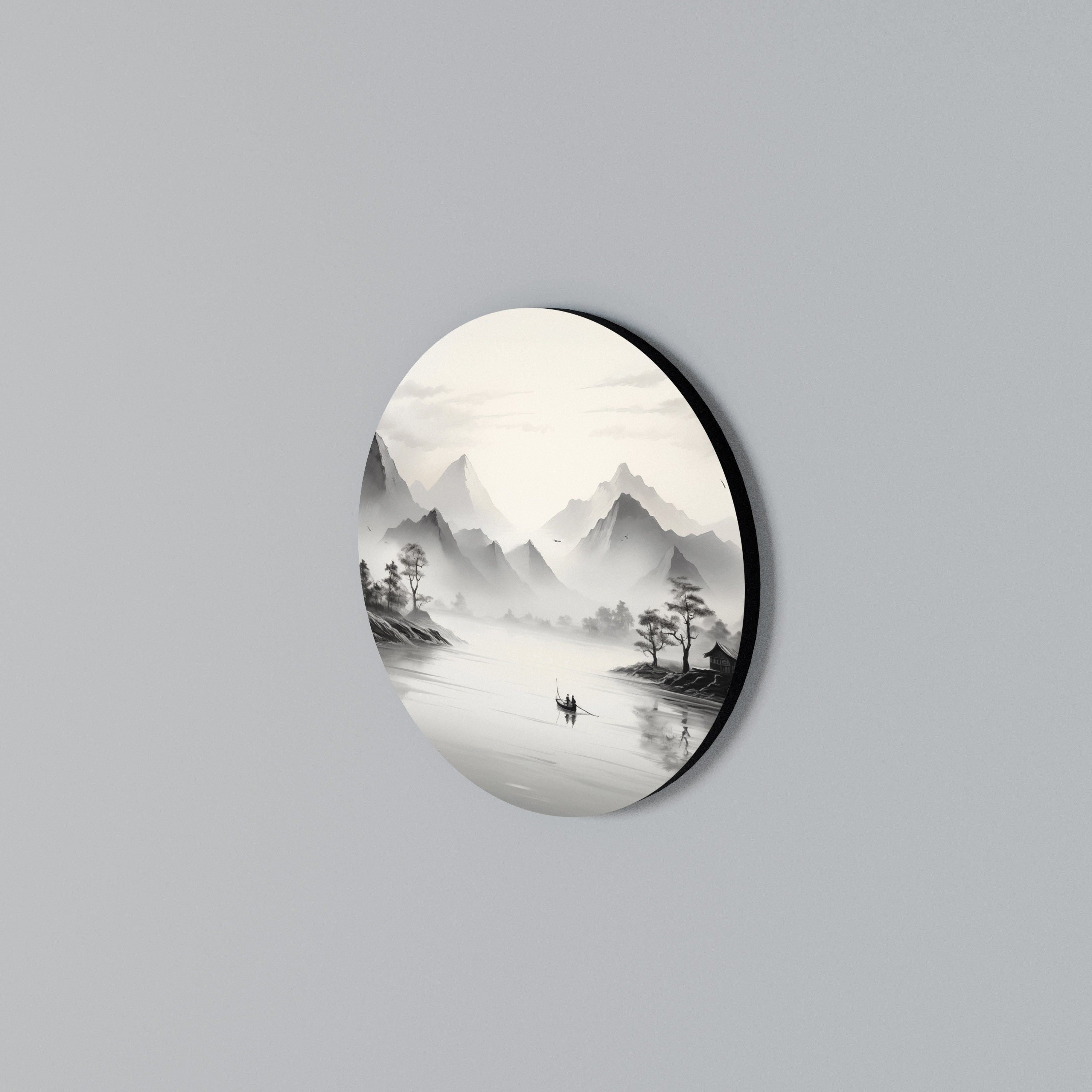 ASIAN VENTURE Round Wall Art