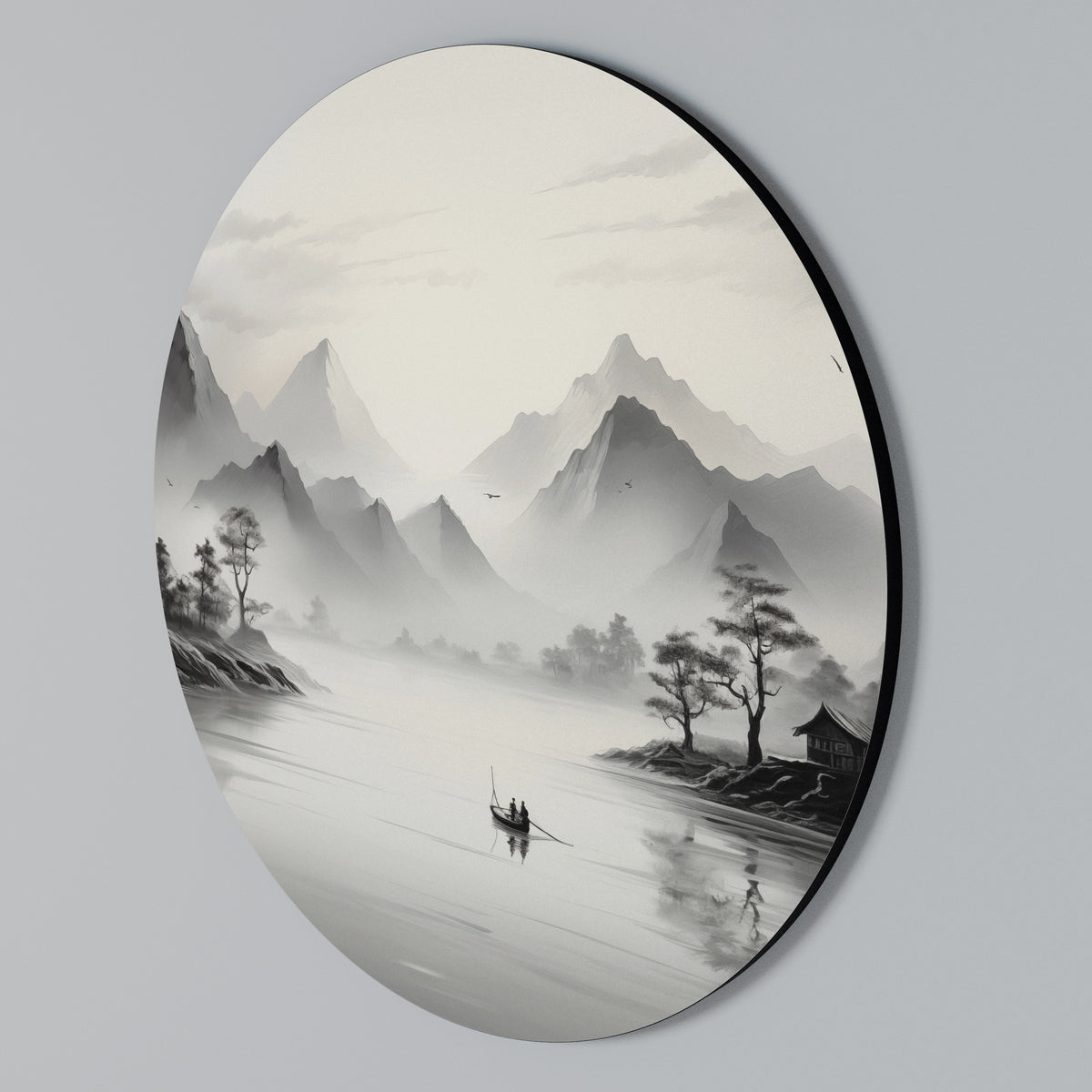 ASIAN VENTURE Arte de Parede Redonda