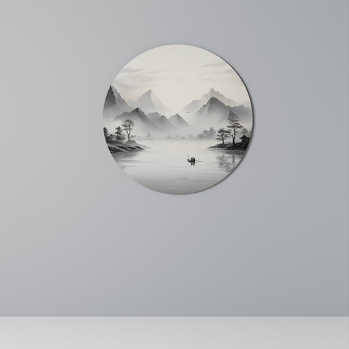 ASIAN VENTURE Round Wall Art