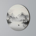 ASIAN VENTURE Round Wall Art