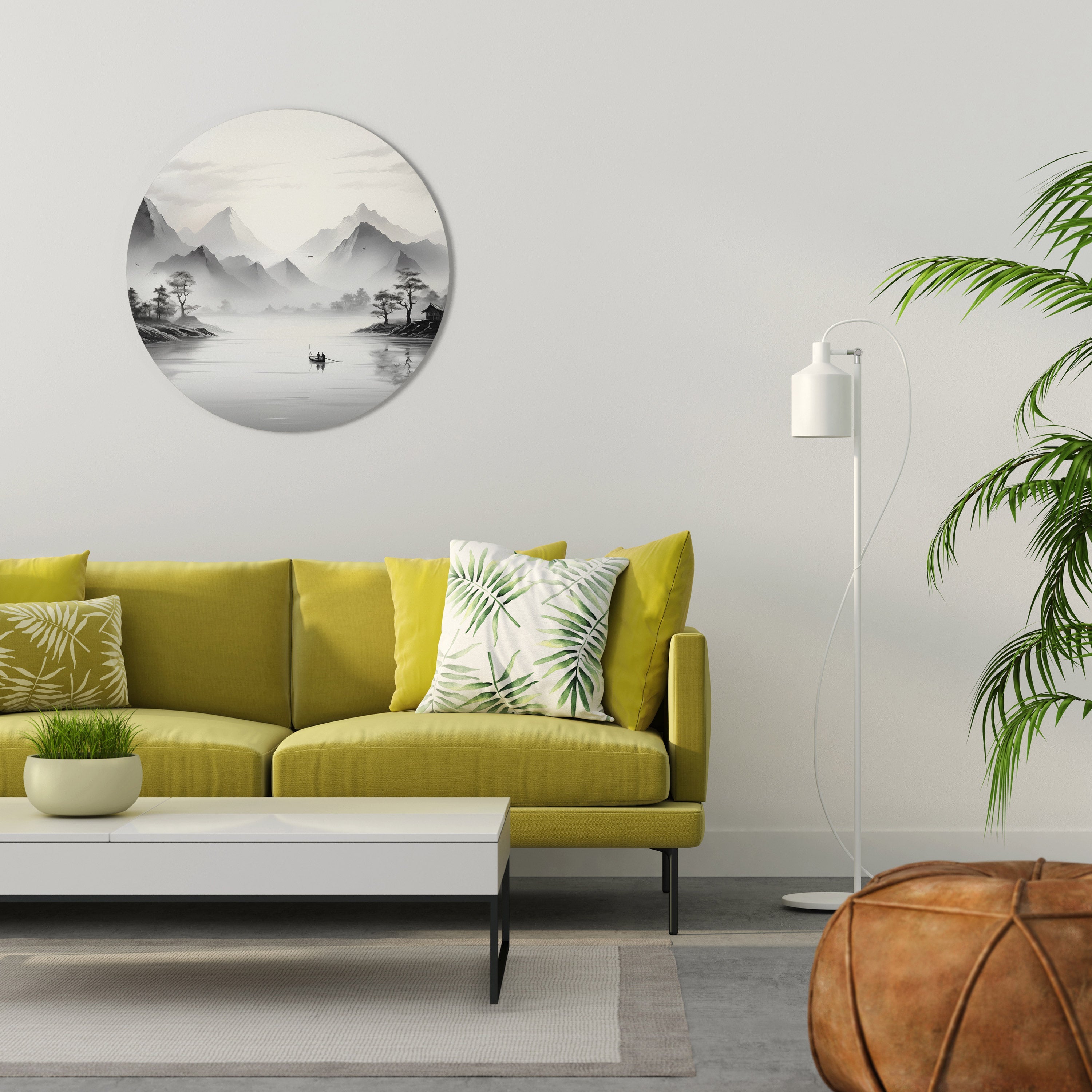 ASIAN VENTURE Round Wall Art