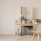 ASIAN VENTURE Biombo Decorativo de 3 Painéis