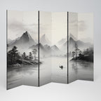 ASIAN VENTURE Decorative 6-Panel Room Divider