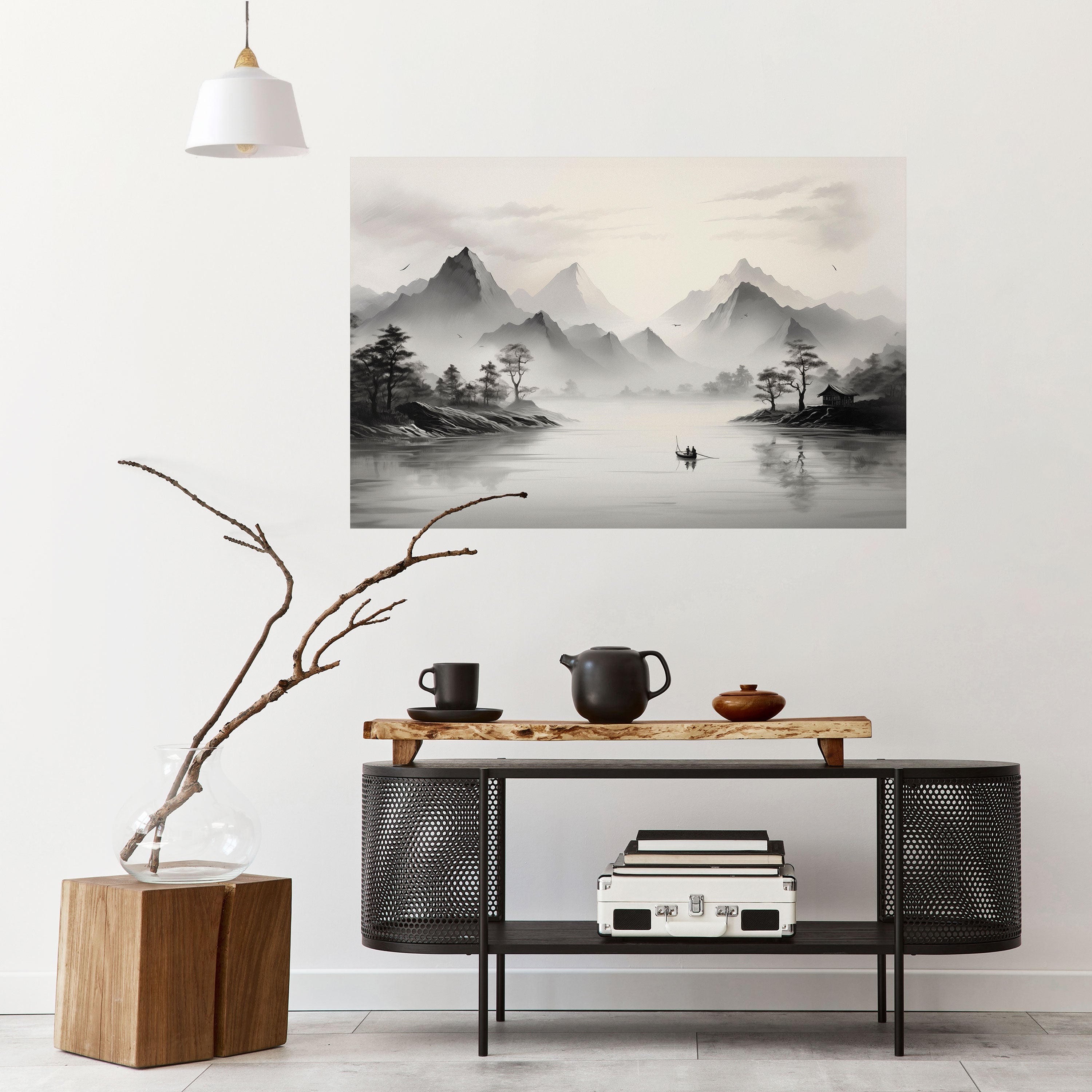 ASIAN VENTURE Peel and Stick Horizontal Poster