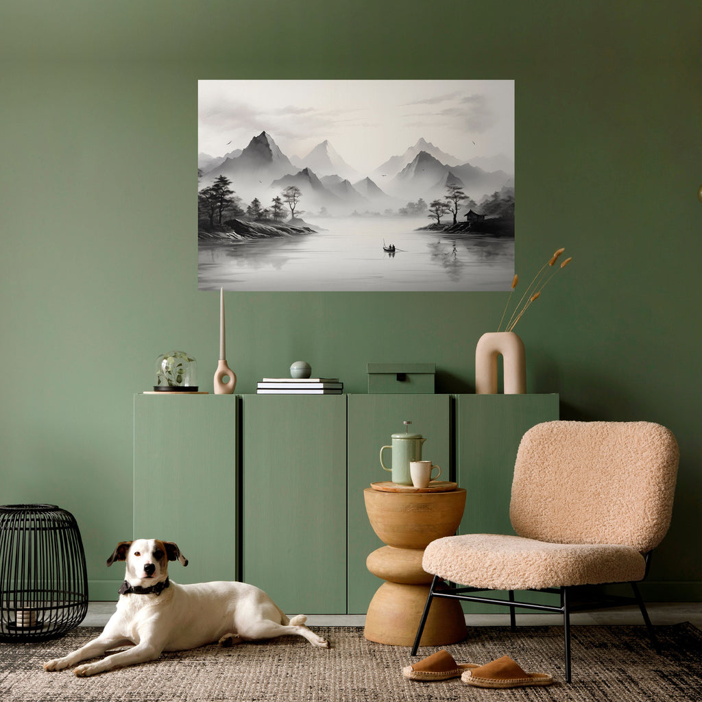 ASIAN VENTURE Peel and Stick Horizontal Poster