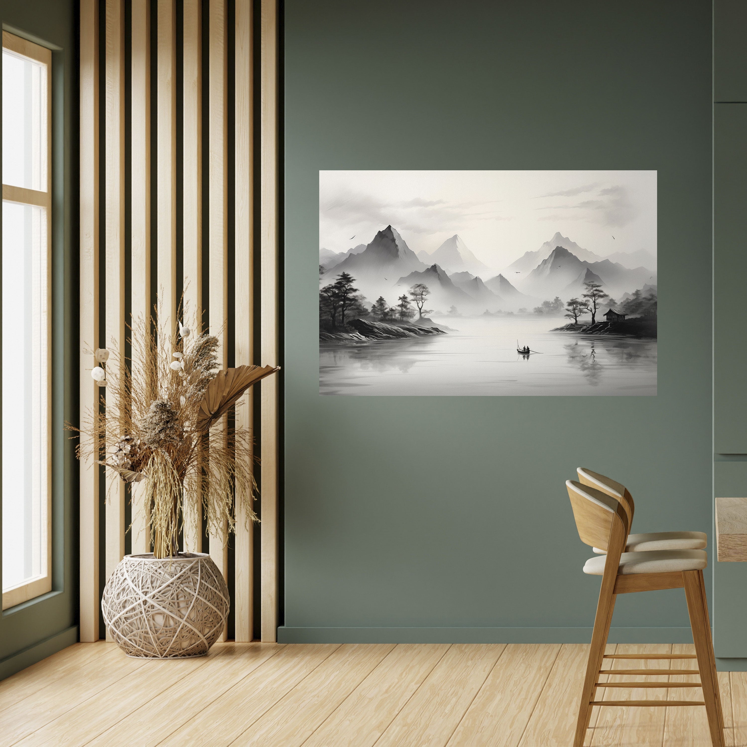 ASIAN VENTURE Peel and Stick Horizontal Poster