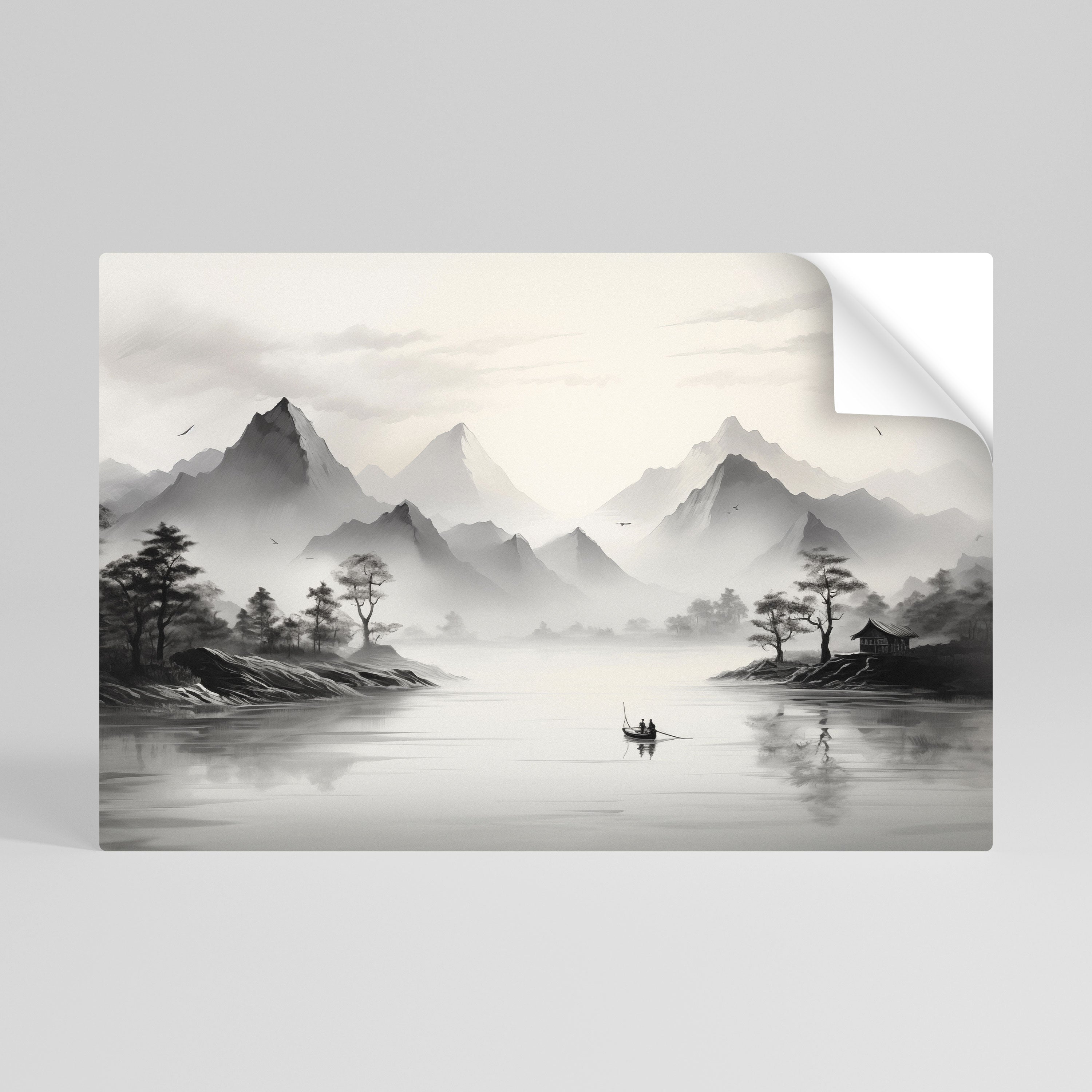 ASIAN VENTURE Peel and Stick Horizontal Poster