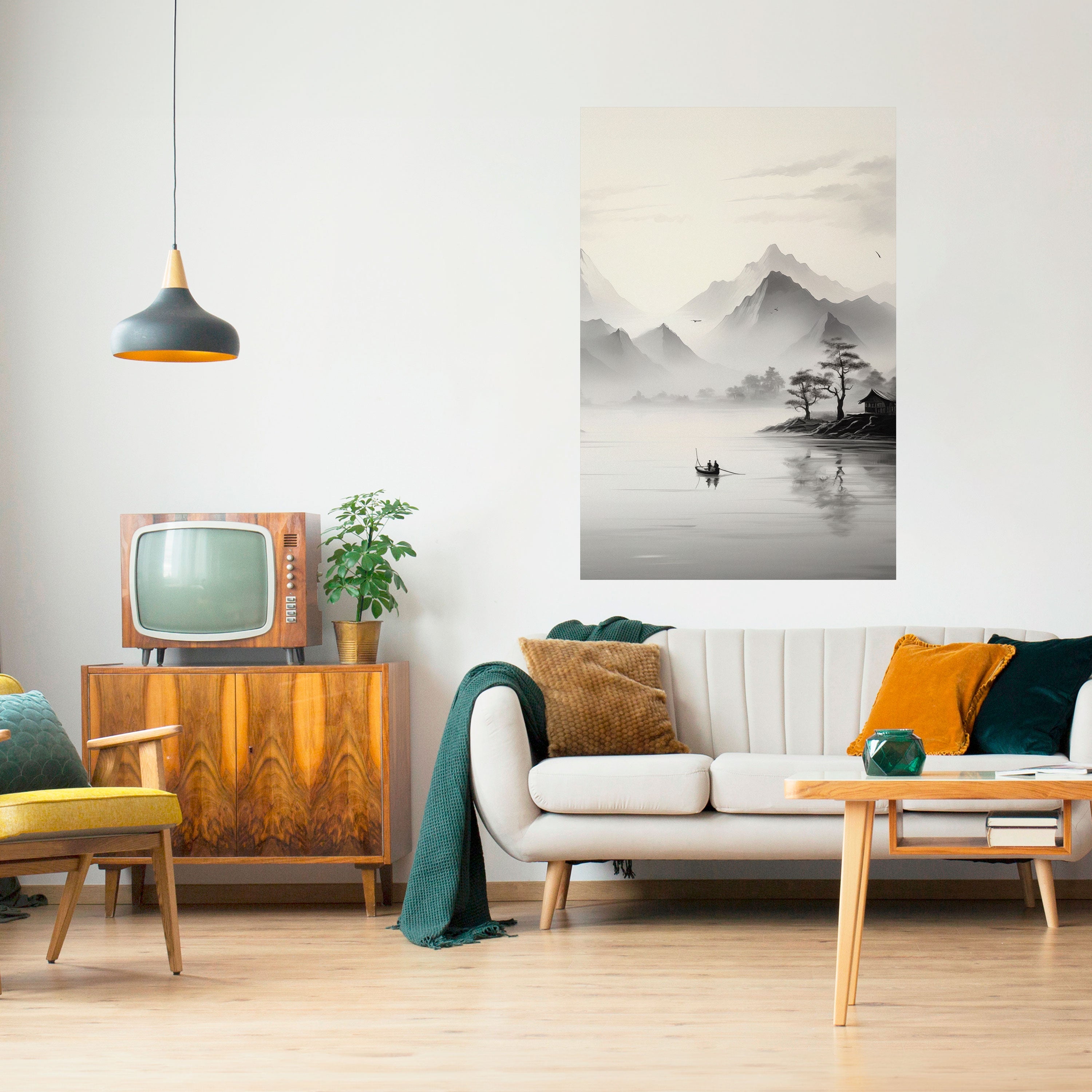 ASIAN VENTURE Poster Vertical Autocolante