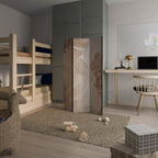 SOFT TONES OF FOLIAGE Biombo Decorativo de 3 Painéis