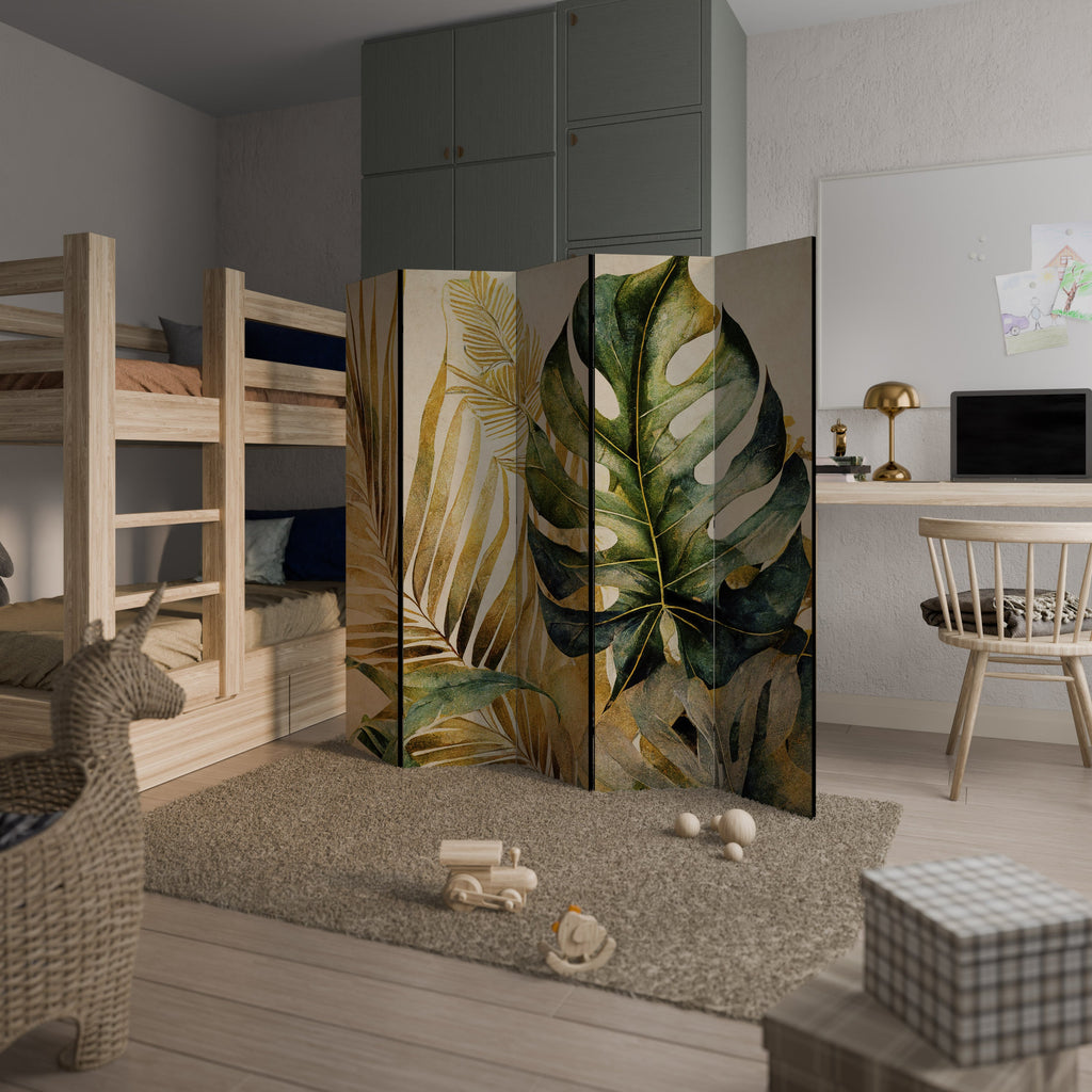 NATURE’S LYRICS Biombo Decorativo de 5 Painéis