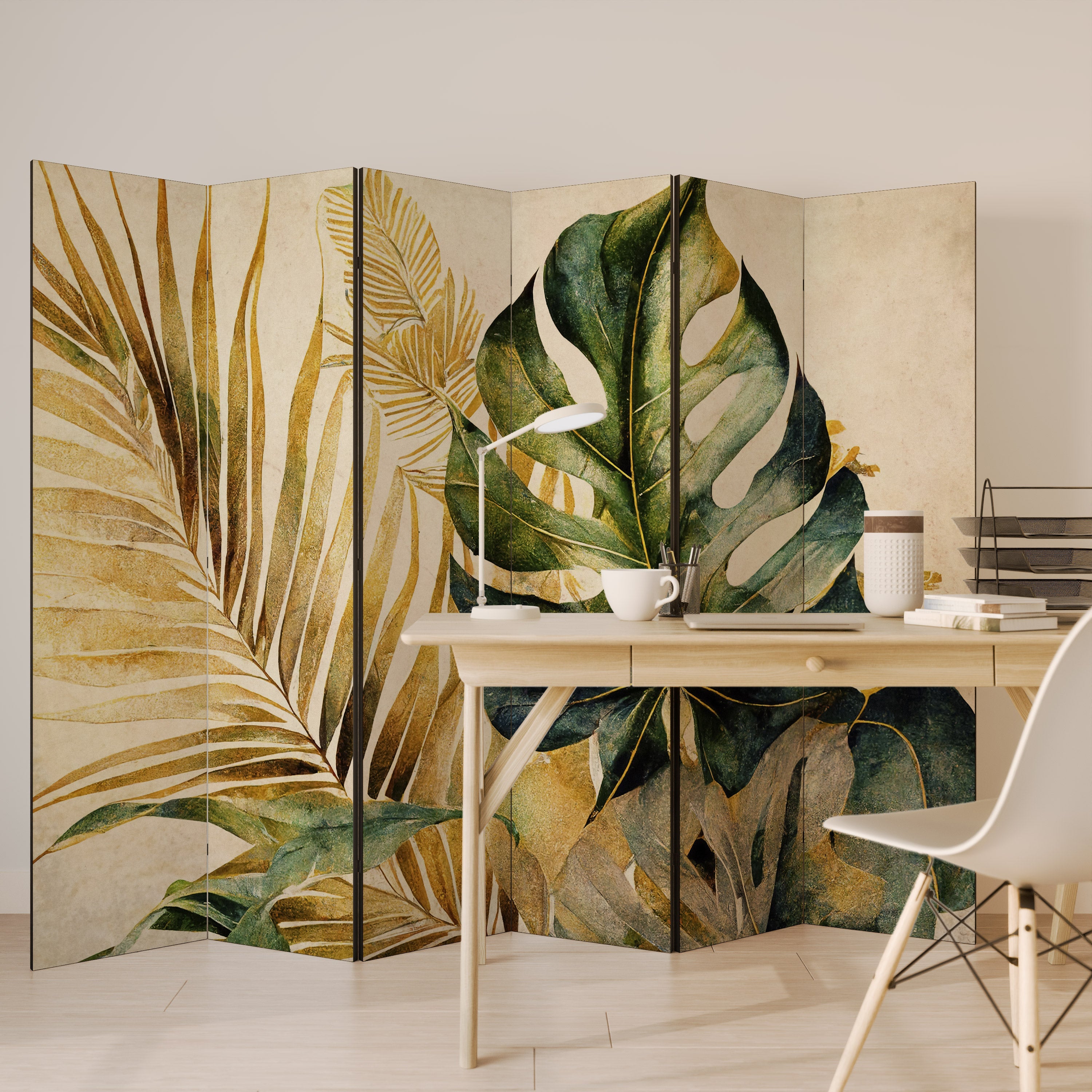 NATURE’S LYRICS Decorative 6-Panel Room Divider