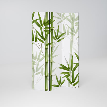 SERENE BAMBOO WHISPERS Biombo de 3 Painéis