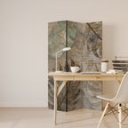 TEXTURED TRANQUILITY Biombo Decorativo de 3 Painéis