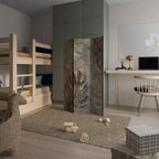 TEXTURED TRANQUILITY Biombo Decorativo de 3 Painéis