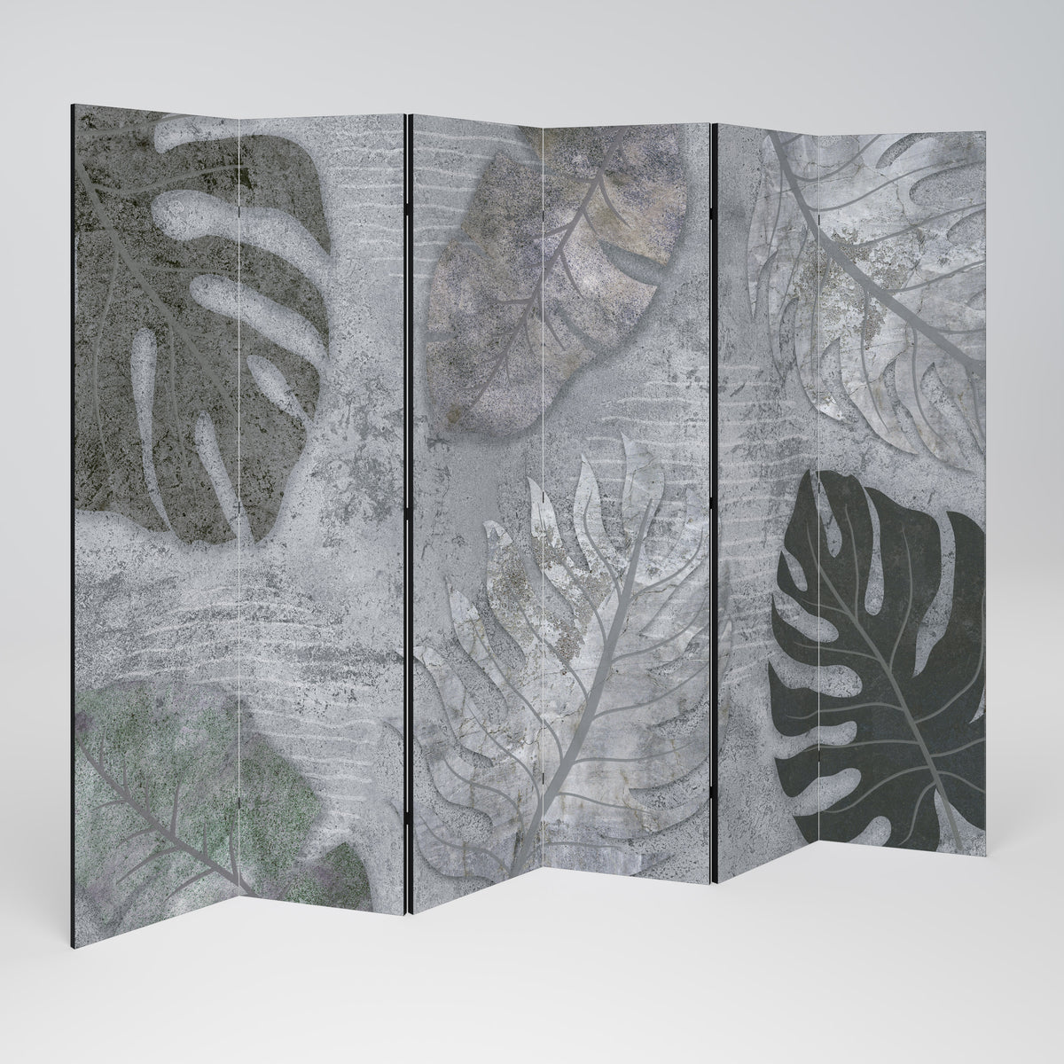 VINTAGE GREENERY 6-Panel Room Divider