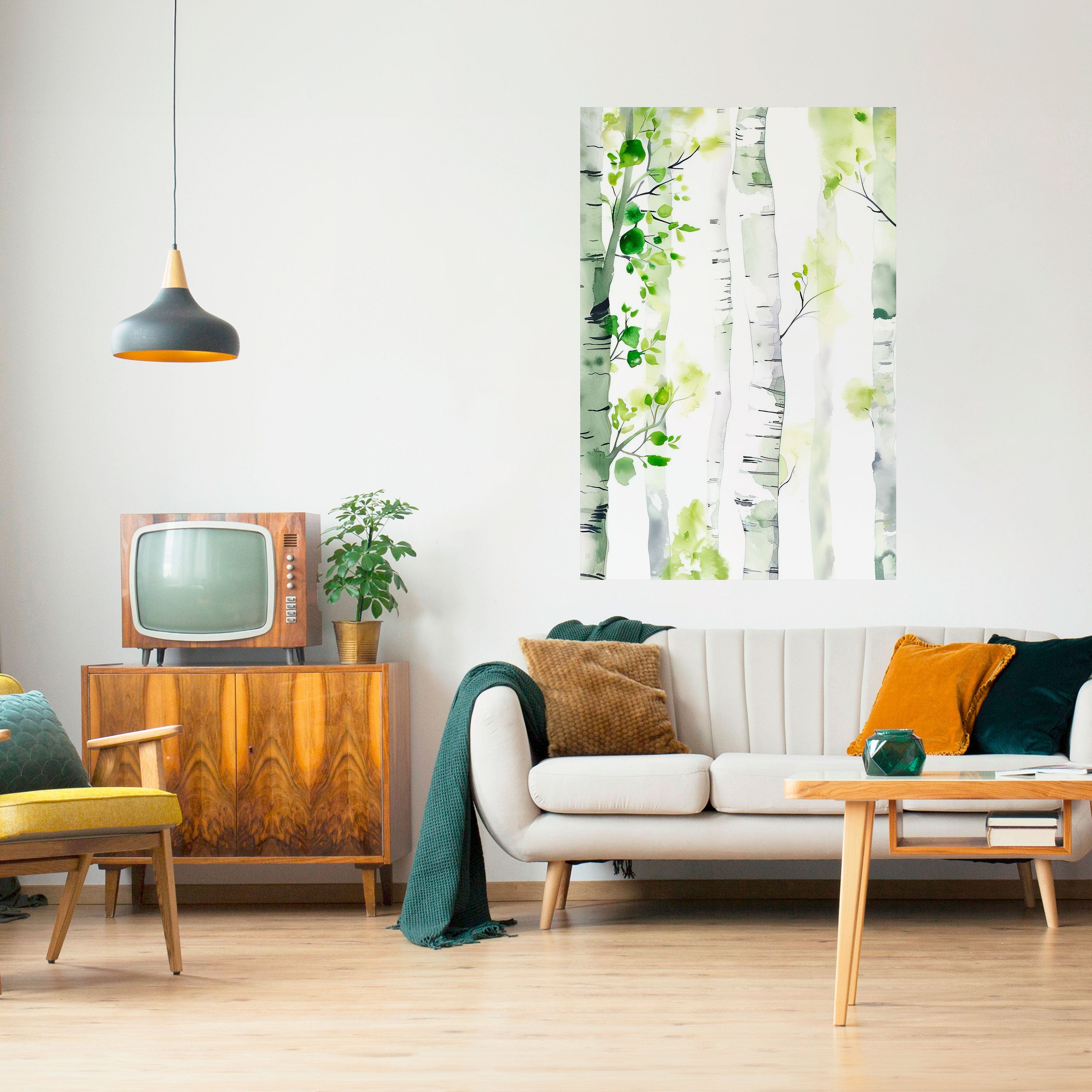 BIRCHY SOLACE Poster Vertical Autocolante