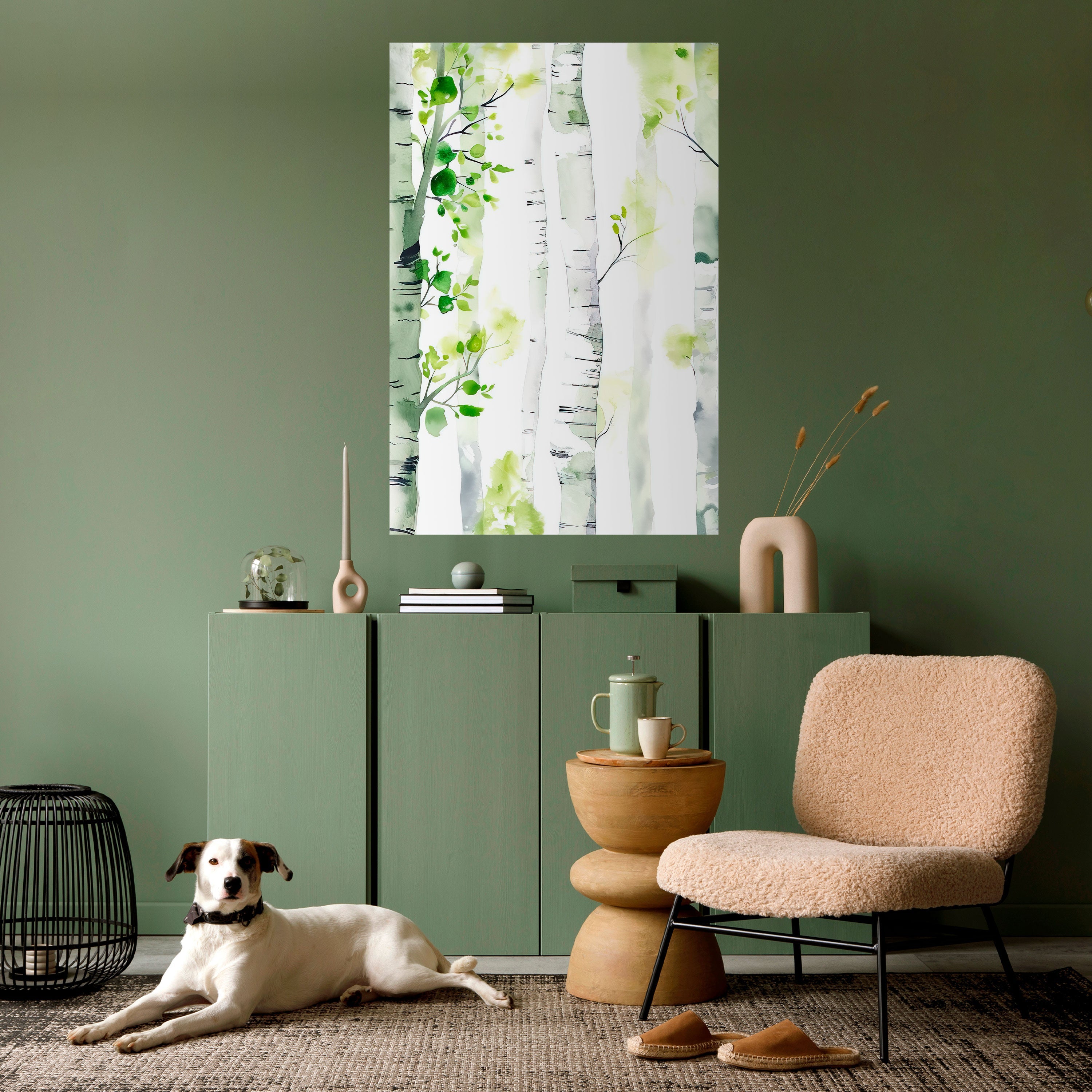 BIRCHY SOLACE Poster Vertical Autocolante