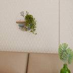 SECRET GARDEN Prateleira Oval Decorativa em Efeito Carvalho