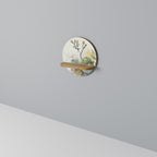 SECRET GARDEN Prateleira Redonda Decorativa em Efeito Carvalho