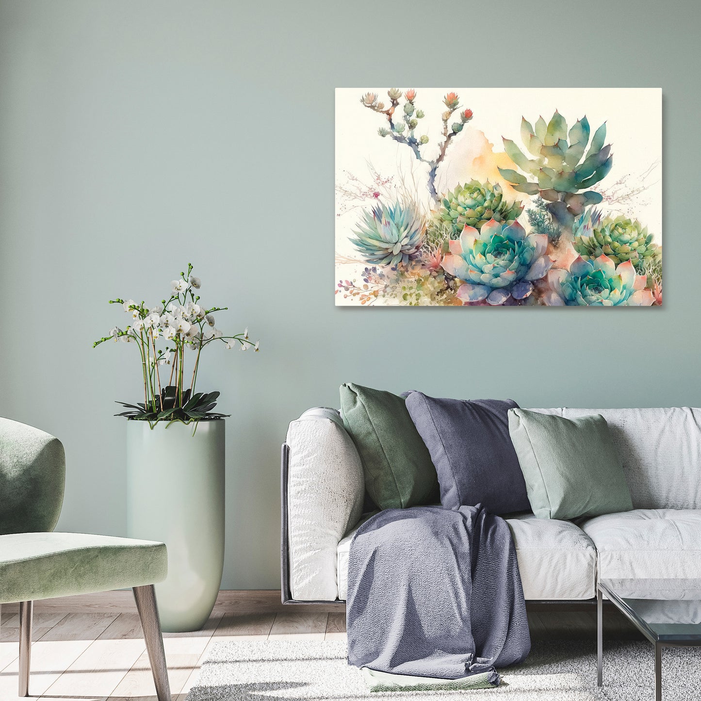 SECRET GARDEN Horizontal Canvas Print