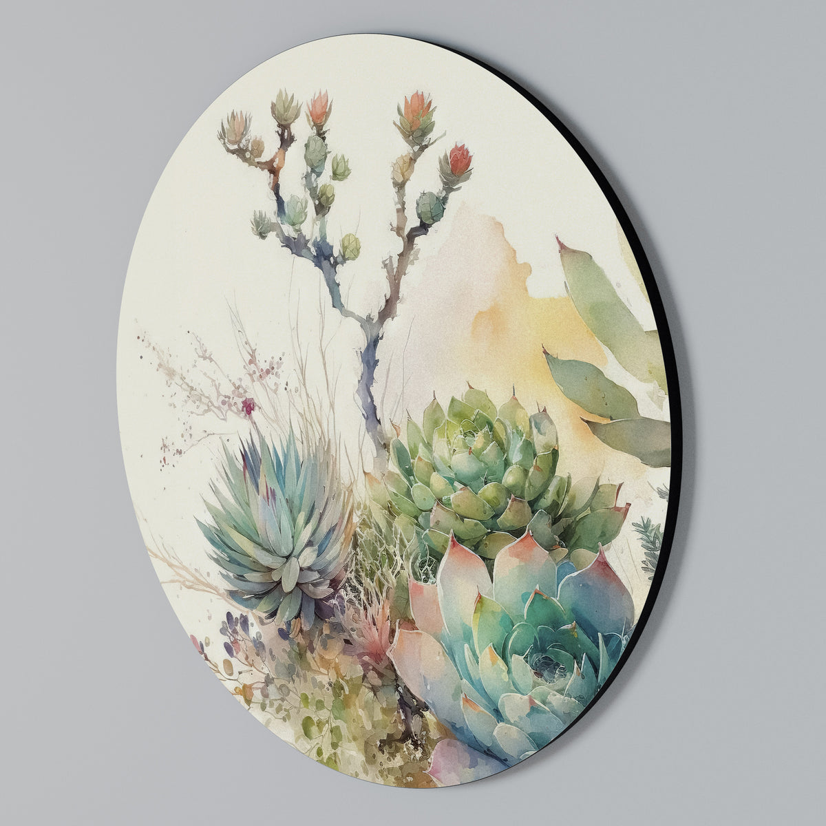SECRET GARDEN Arte de Parede Redonda