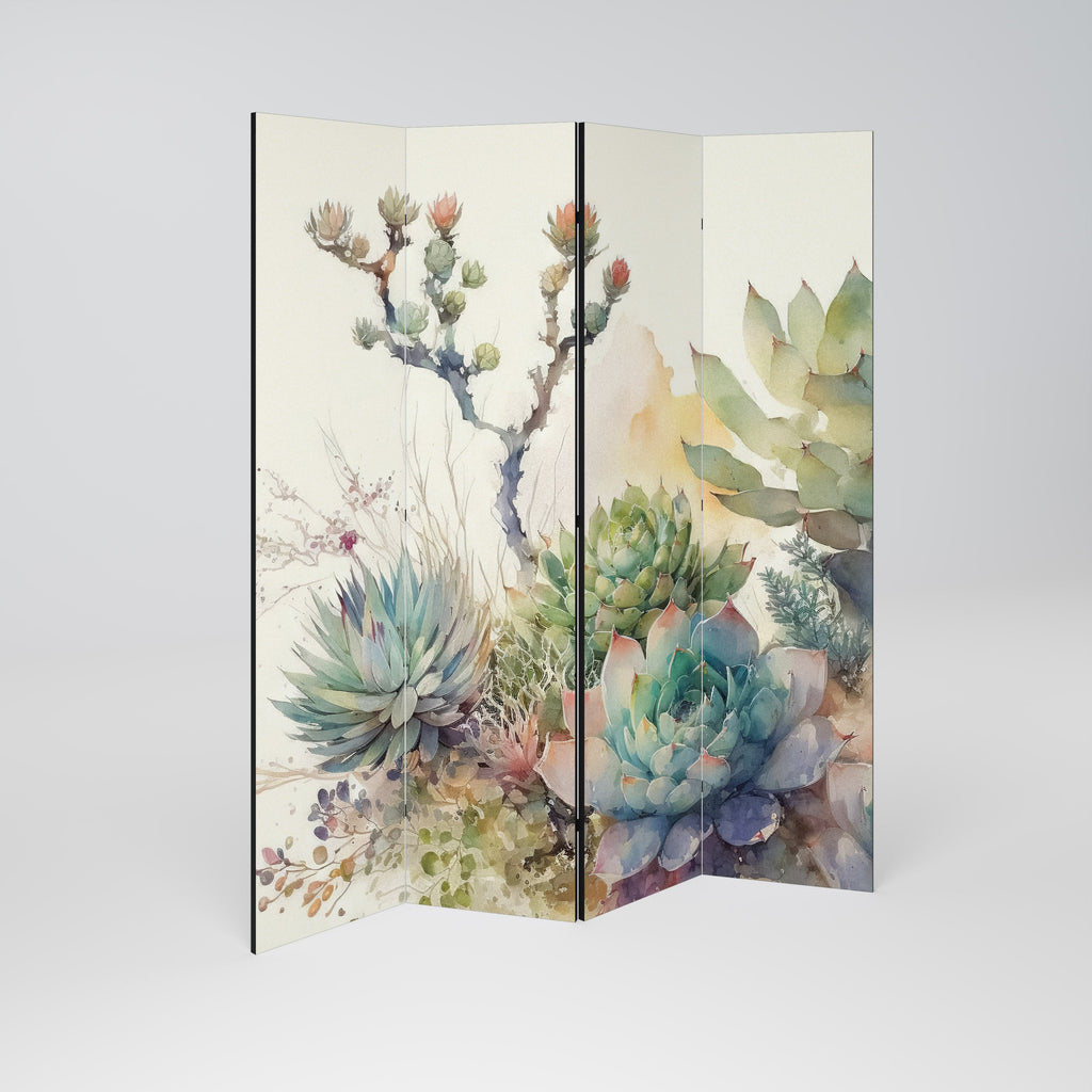 SECRET GARDEN Decorative 4-Panel Room Divider