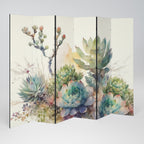 SECRET GARDEN Decorative 6-Panel Room Divider
