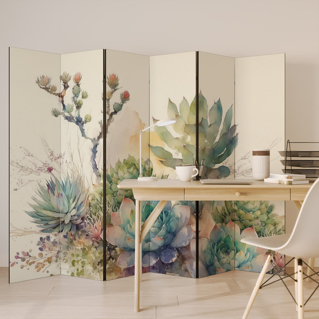 SECRET GARDEN Decorative 6-Panel Room Divider