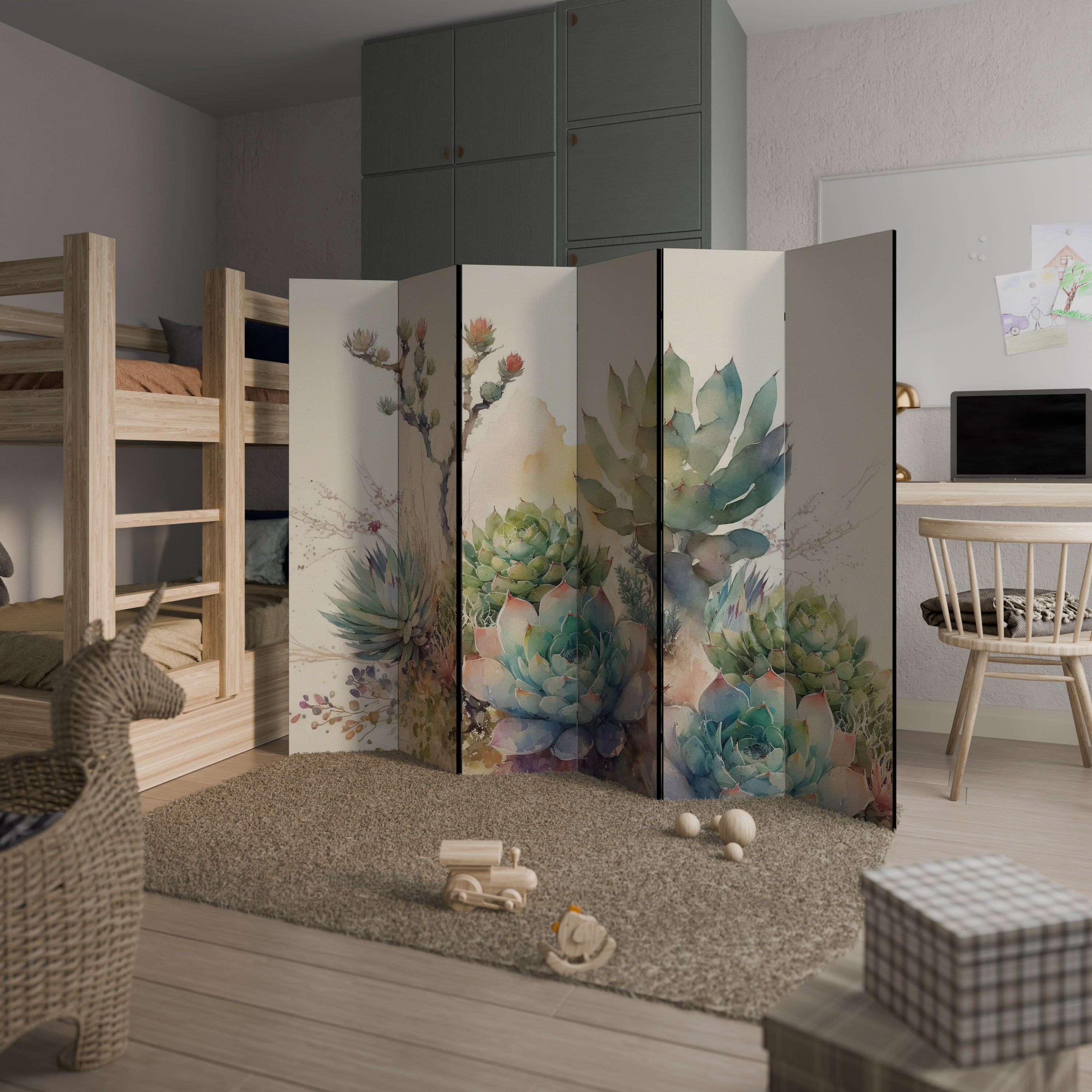 SECRET GARDEN 6-Panel Room Divider