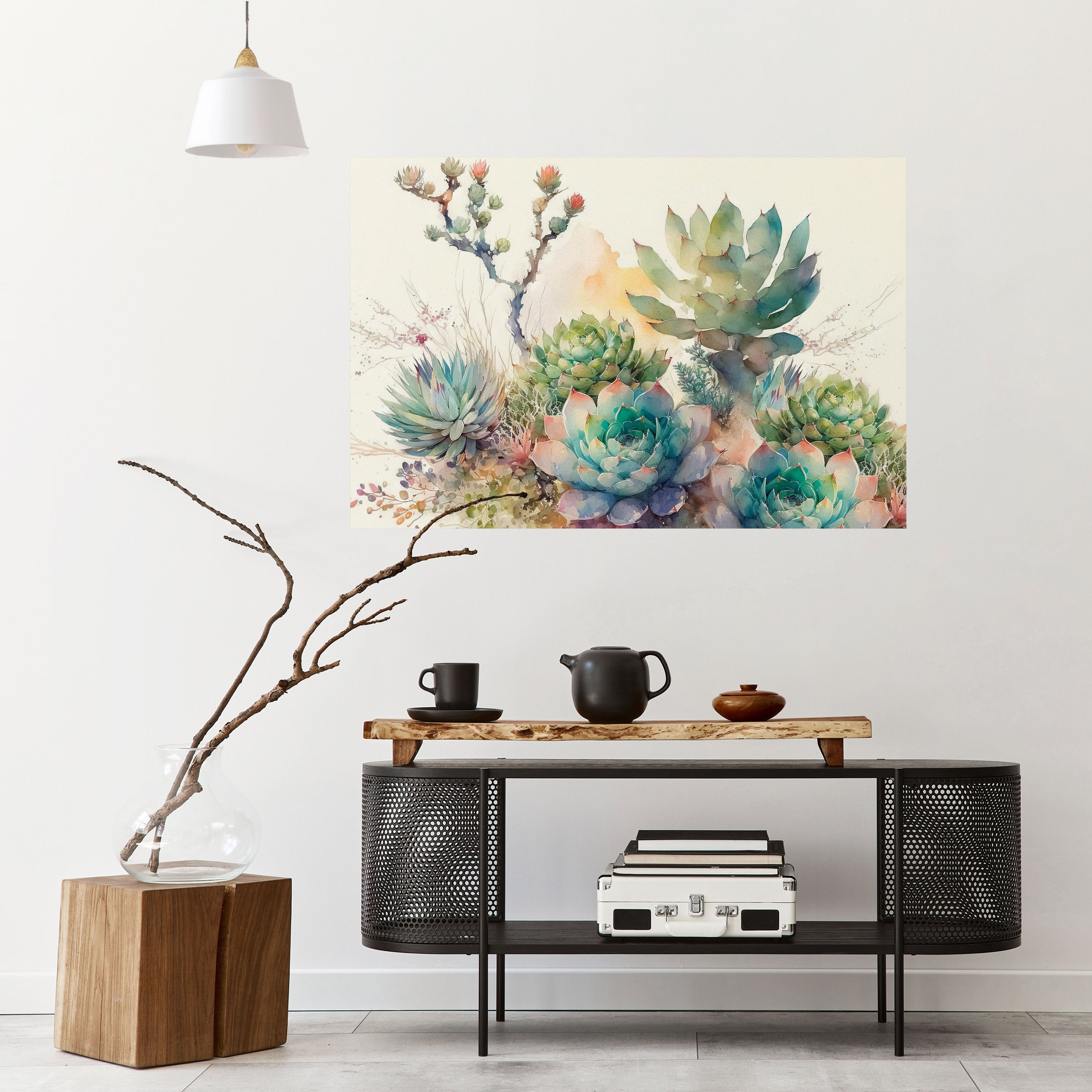 SECRET GARDEN Peel and Stick Horizontal Poster