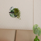 MONSTERA DREAM Oval Art Shelf In Black Finish