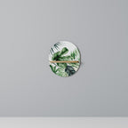 MONSTERA DREAM Prateleira Oval Decorativa em Efeito Carvalho