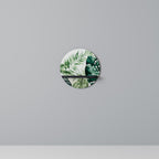 MONSTERA DREAM Prateleira Redonda Decorativa em Acabamento Preto