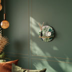 MONSTERA DREAM Prateleira Redonda Decorativa em Efeito Carvalho