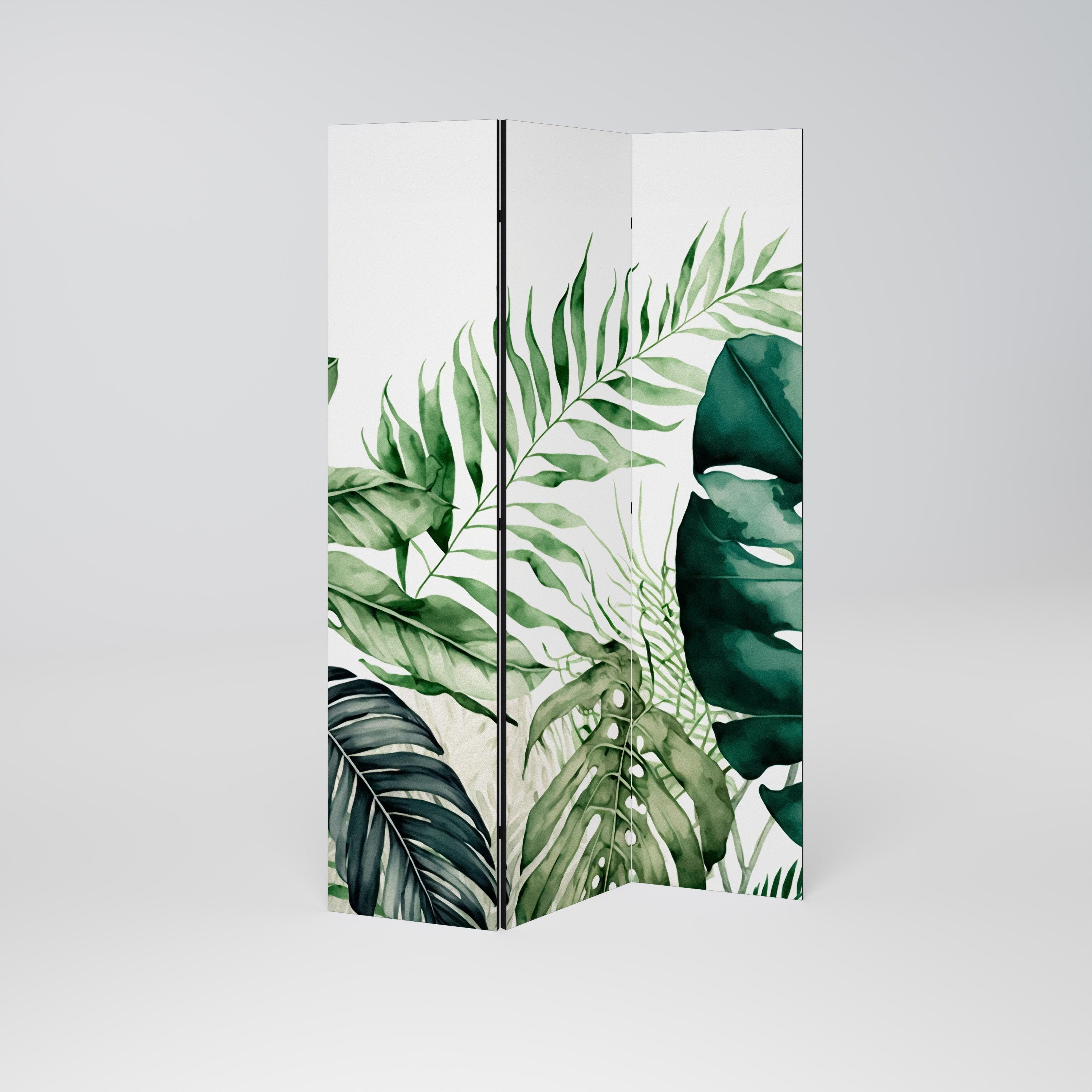 MONSTERA DREAM Biombo Decorativo de 3 Painéis