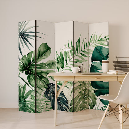 MONSTERA DREAM Biombo de 5 Painéis