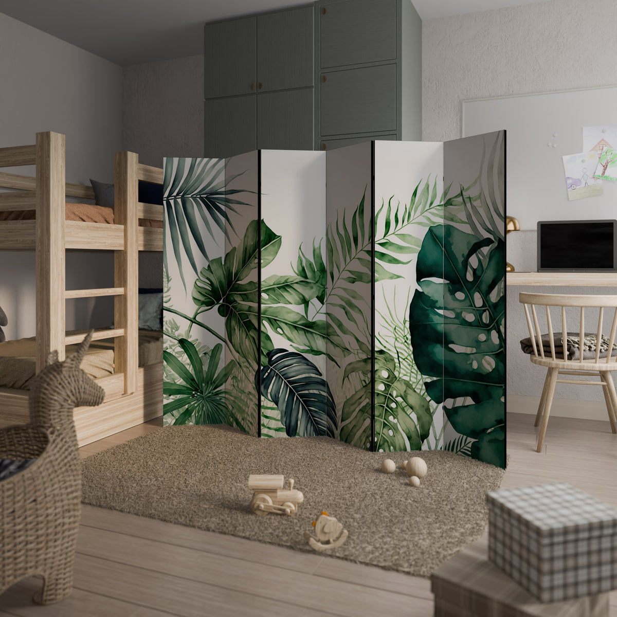 MONSTERA DREAM Biombo de 6 Painéis