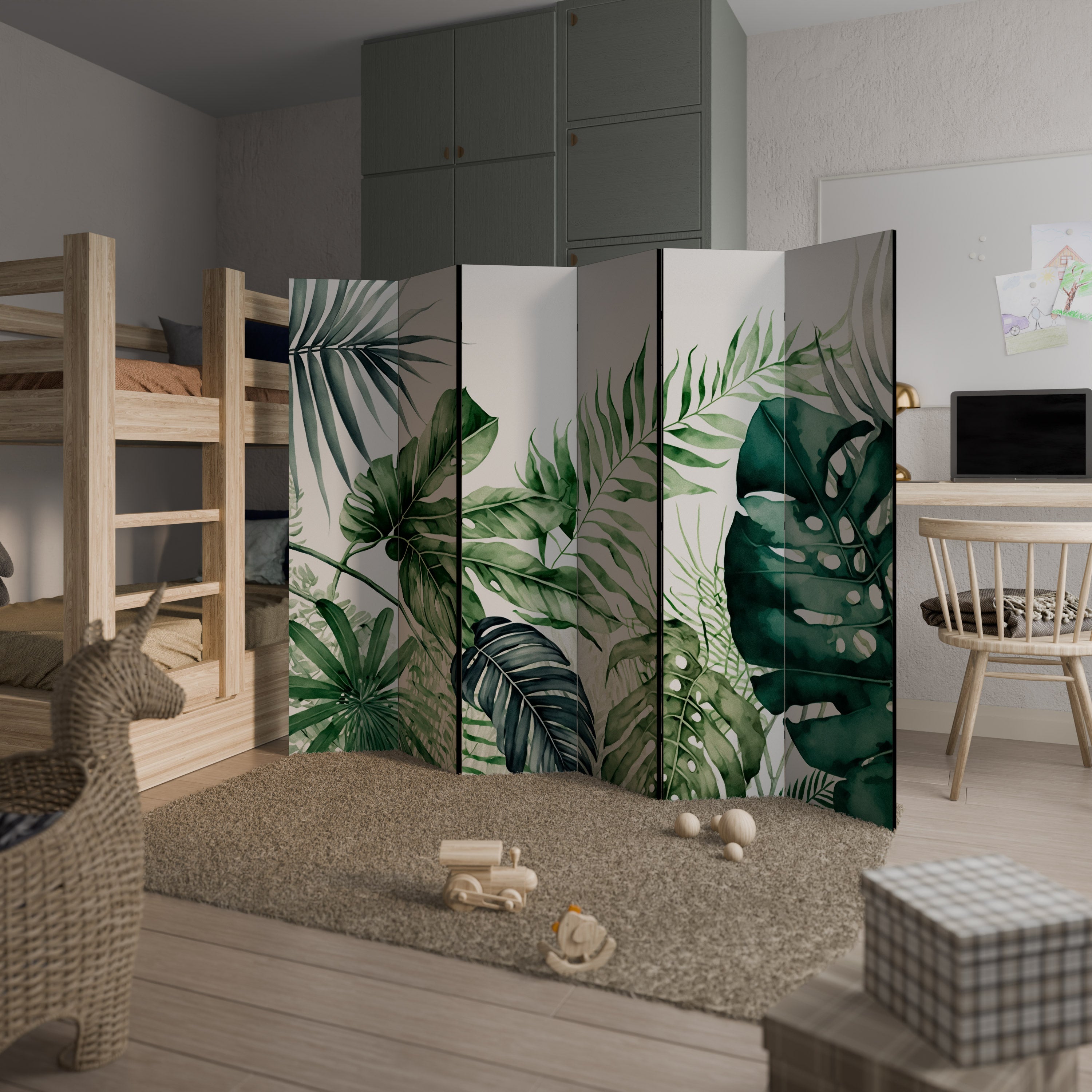 MONSTERA DREAM Biombo de 6 Painéis