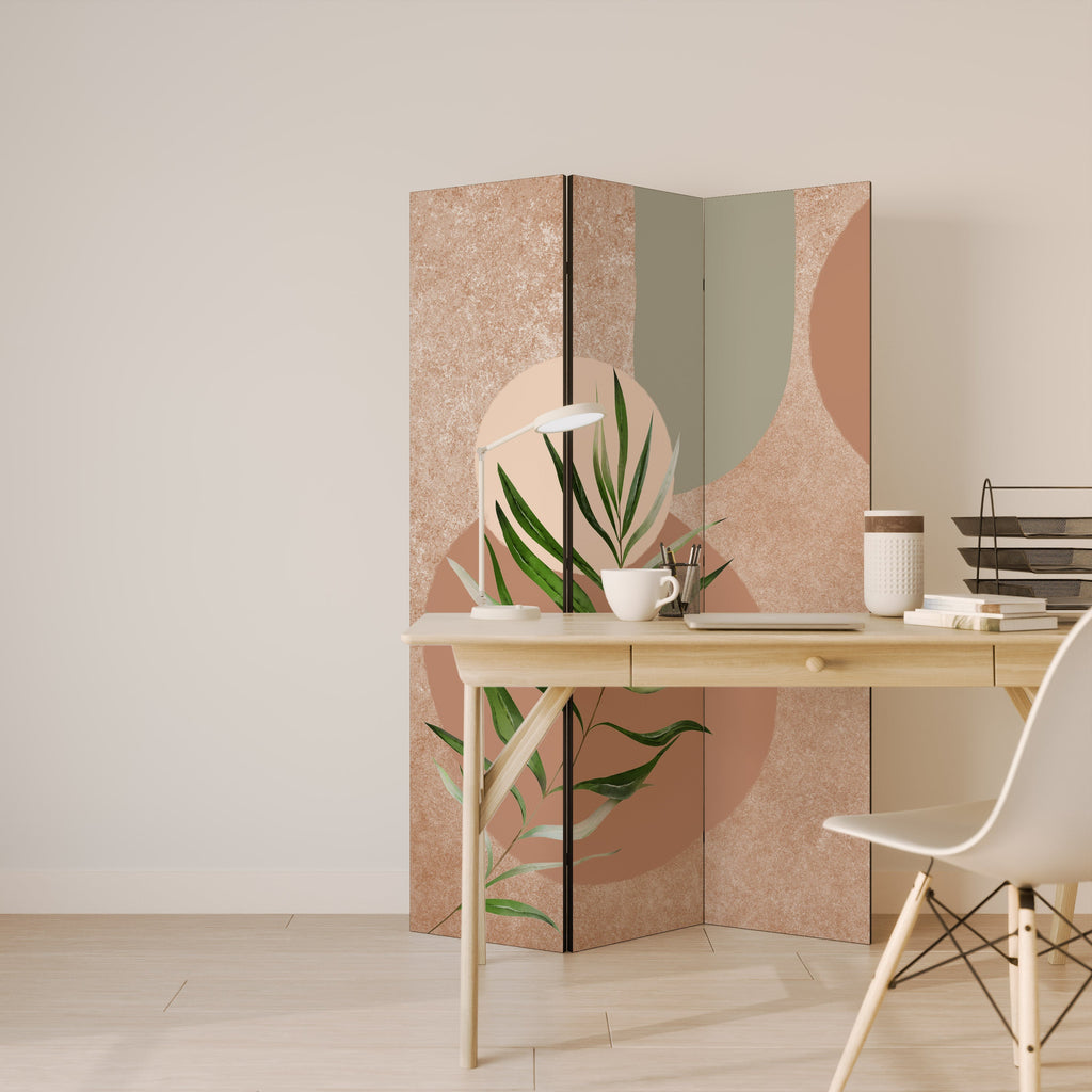 SENSUAL NATURE'S TAPESTRY Biombo Decorativo de 3 Painéis