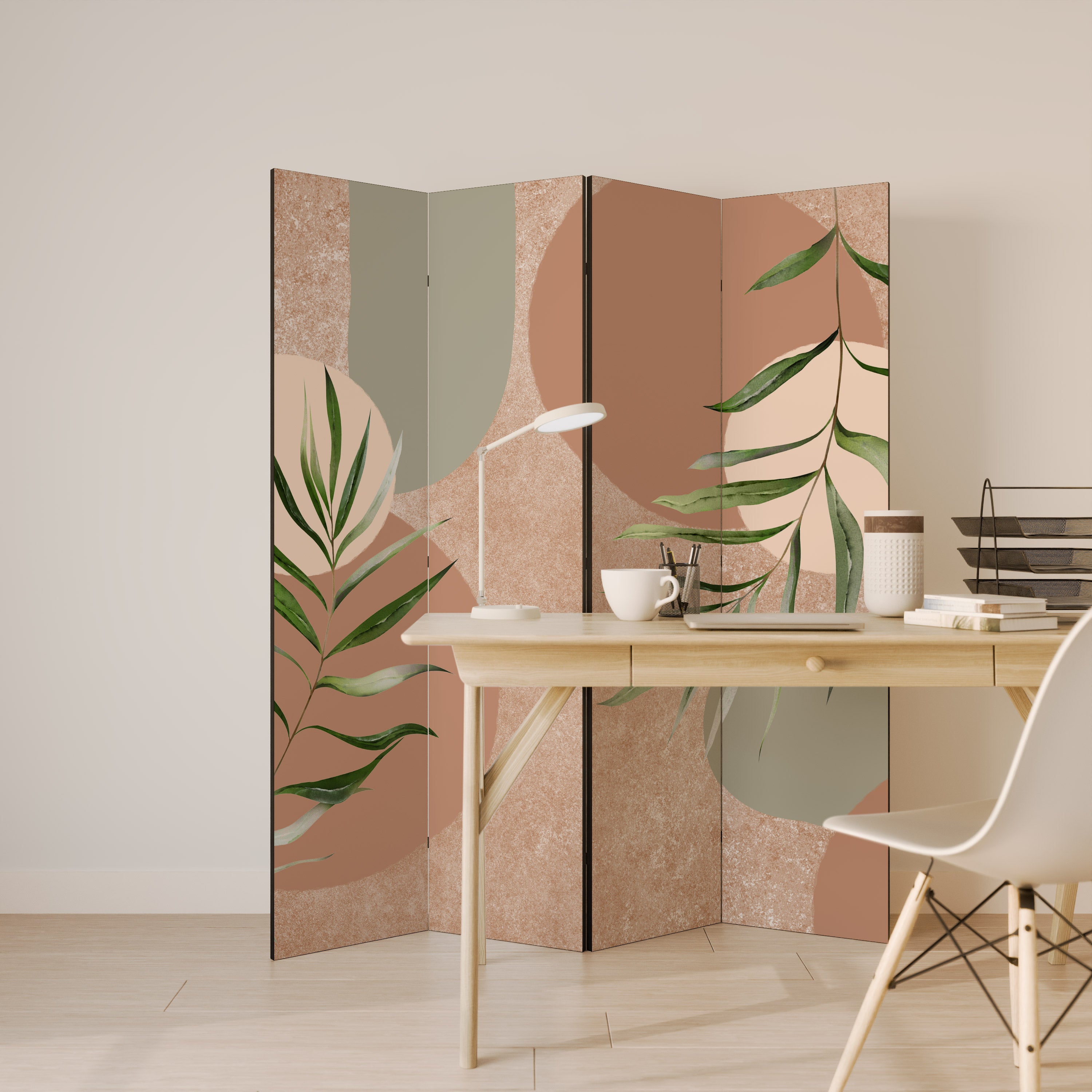 SENSUAL NATURE'S TAPESTRY Biombo de 4 Painéis